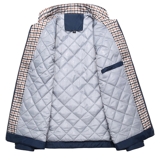 Chaqueta Business Casual de Cuello Alto Abrigo Grueso Invierno - Image 8