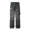 Pantalones Cargo Rotos Estilo Punk para Hombre