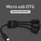Adaptador Multipuerto USB para Smartphone - Teclado, Ratón y Unidad Flash
