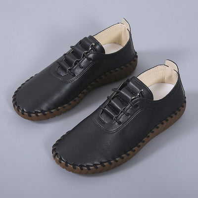 Zapatos Planos Cómodos para Mujer con Cordones y Punta Redonda - Image 12