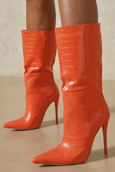 Botines de Tacón Alto Punta Afilada - Estilo Europeo y Americano para Mujer - Image 7