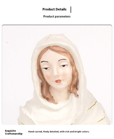 Juego de 11 Adornos Navideños Religiosos en Resina - Image 10