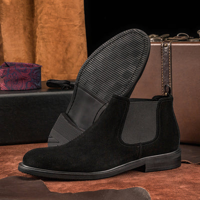 Botas Casuales para Hombre con Suela Clara y Forro de Cachemira