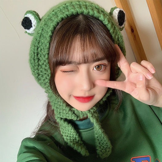 Gorro de Lana Rana Ojos Grandes - Image 6