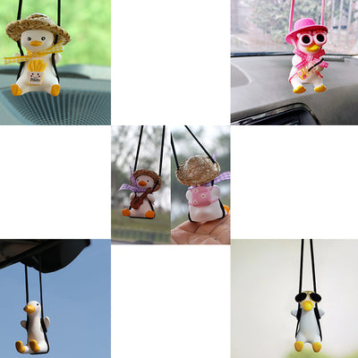 Adorno Colgante Auto Pato Anime Espejo Retrovisor - Accesorios Decorativos para Auto - Image 12