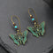 Creative Flower Fashion Retro Alloy Round Earrings Estilo A