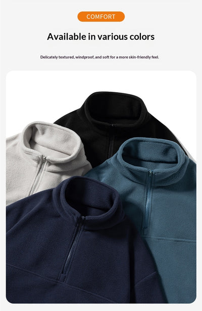 Suéter de Invierno en Lana de Cordero con Forro Polar para Hombre - Image 8