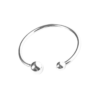 Pulsera Redonda de Plata Tailandesa Retro con Personalidad para Mujer - Image 2