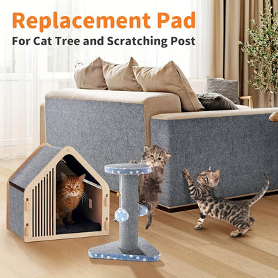 Rascador de Pared Adhesivo para Gatos - Recortable, Resistente y sin Pelusas