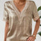 Blusa Elegante para Mujer con Encaje y Escote en V