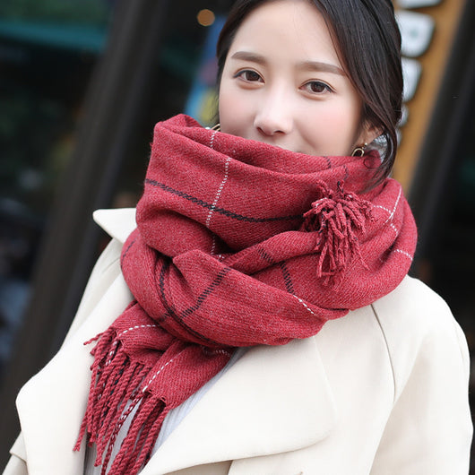 Chal de Invierno Tipo Cachemira para Mujer - Versátil y Abrigador - Image 12