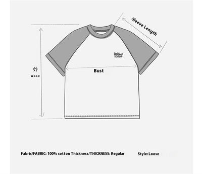 Camiseta Raglan Casual Japonesa para Hombre - Corte Relajado - Image 13