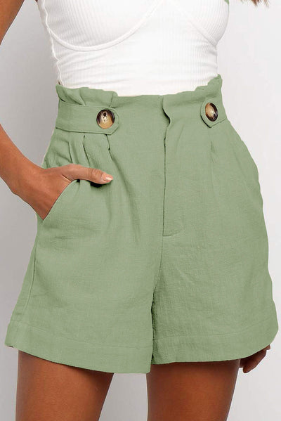 Pantalón Recto Talle Alto con Volantes - Image 4