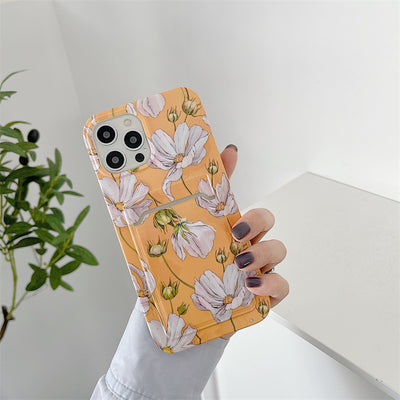 Funda Celular Flores Retro con Carcasa Esmerilada - Image 3