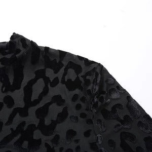 Body de Malla Leopardo Negro - Image 7