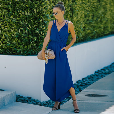 Jumpsuit Deportivo de Color Liso Estilo Europeo y Americano - Image 29