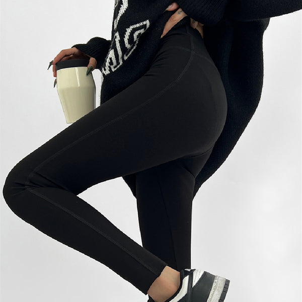 Leggings Negros Ajustados Versátiles para Mujer