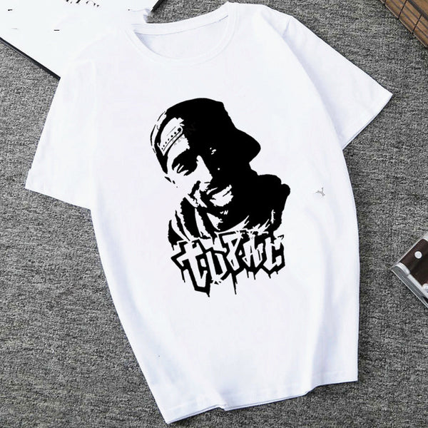 Camiseta Unisex Hip-Hop con Estampado Trendy