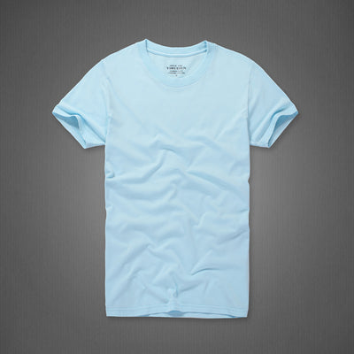 Playera de Algodón para Hombre Colores Sólidos Clásica - Image 13
