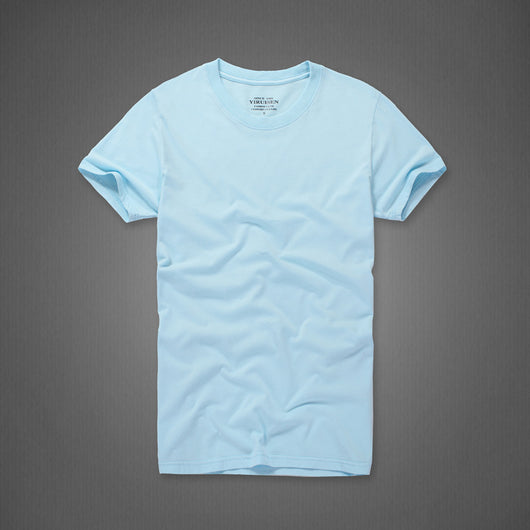 Playera de Algodón para Hombre Colores Sólidos Clásica - Image 13
