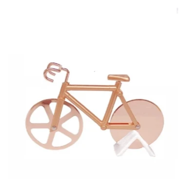 Cortador de Pizza en Forma de Bicicleta - Rueda Acero Inoxidable - Image 12