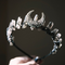 Tiara de Cristal Estilo Europeo y Americano