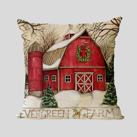 Funda de Almohada de Lino Colección Año Nuevo Navidad - Image 25
