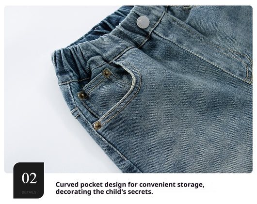 Jeans Rectos Sueltos para Hombre - Diseño Clásico Versátil - Image 9