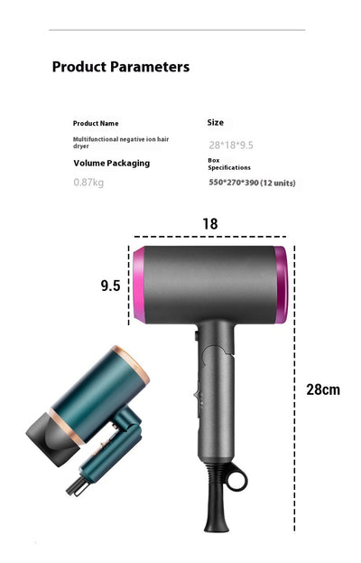 Secador de Cabello Plegable con Tecnología Aniónica - Image 9