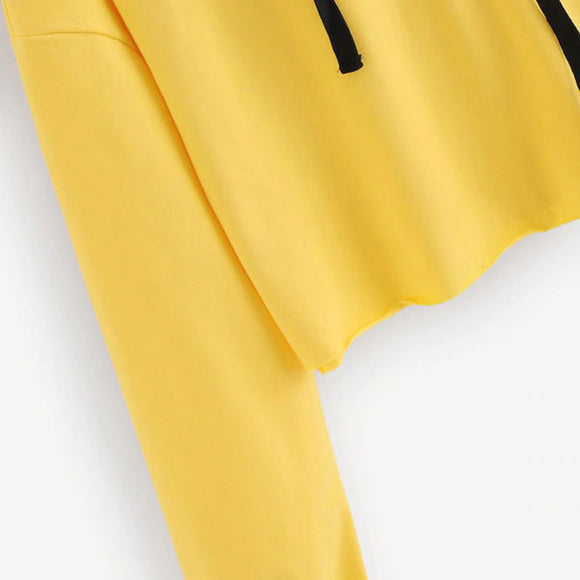 Sudadera Casual para Mujer con Estampado de Letras y Manga Larga