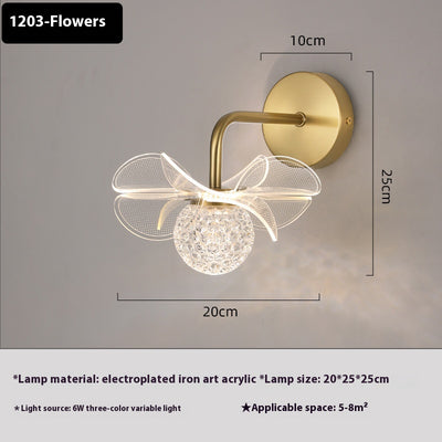 Lámpara LED de Flores para Dormitorio y Mesita de Noche - Image 5