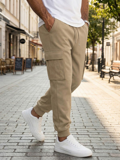 Pantalones de Trabajo Casual para Hombre con Múltiples Bolsillos y Cordón Ajustable - Image 24