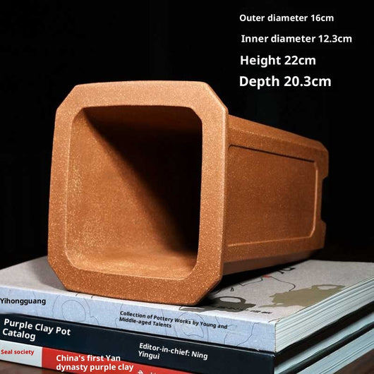 Maceta Zisha Orquídea Ángulo Ancho - Diseño Cuadrado Premium - Image 6