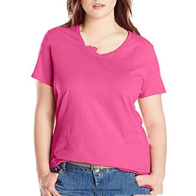 Playera Holgada de Manga Corta Color Sólido - Image 13