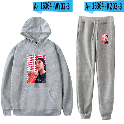 Conjunto Deportivo Estampado con Capucha: Sudadera y Leggings - Image 11