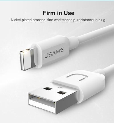 Cable USB Lightning 2A 1M Compatible con iPhone - Carga Rápida y Transferencia de Datos - Image 5