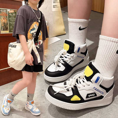 Zapatillas Deportivas Altas para Niñas - Estilo Moderno y Comodidad - Image 9