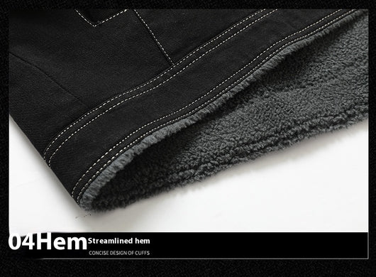 Chaqueta Denim Forrada en Polar para Hombre - Estilo Premium - Image 13
