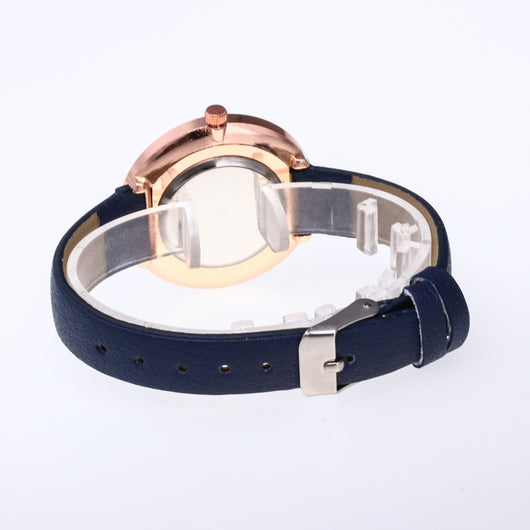 Reloj Romántico Cielo Estrellado para Mujer - Acero Dorado Rosa con Cristales - Image 3