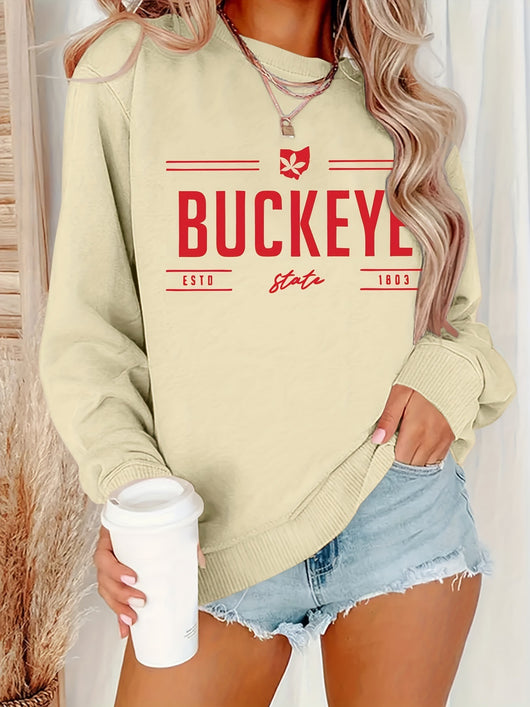 Sudadera Casual Ohio con Cuello Redondo para Mujer - Image 2