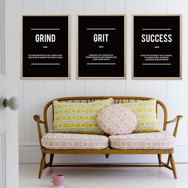 Cuadros Decorativos con Frases Motivacionales para Oficina