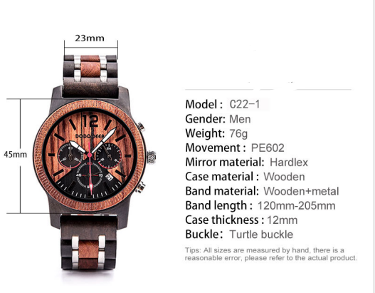 Reloj Casual de Madera para Hombre - Image 19