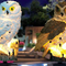 Lámpara Solar de Búho para Jardín - Luz LED Decorativa Impermeable Navideña