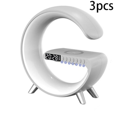 Lámpara LED Inteligente G con Altavoz Bluetooth, Cargador Inalámbrico y Control por App - Image 14