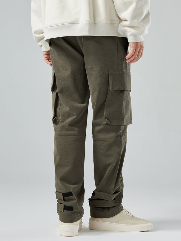 Pantalones Casuales Hombre Tendencia Americana Cintura Ajustable