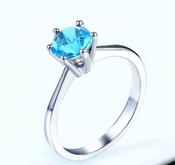 Anillo de Oro Rosado con Circonita Brillante - Image 14