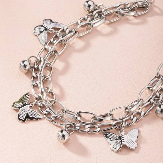 Pulsera Mariposa Elegante con Borlas - Set Mayorista - Image 6