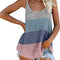 Chaleco Tejido con Cuello Redondo y Textura Relieve