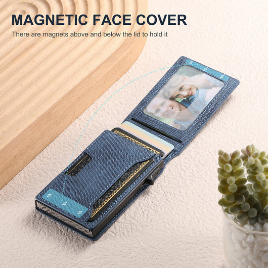 Billetera de Cuero Texturizado con Compartimentos para Tarjetas - Image 25