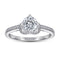 Anillo de Diamante Simulado con Micro Incrustaciones - Diseño Elegante y Moderno